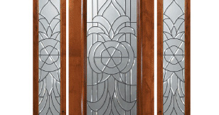 exterior leaded glass doors