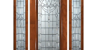 beveled glass doors