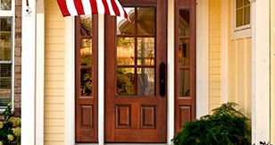 exterior leaded glass doors