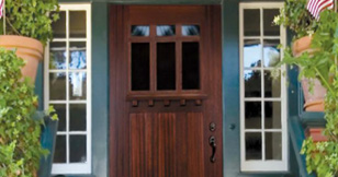 mahogany doors