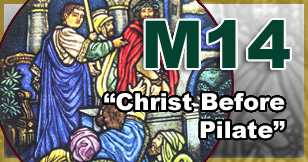 stained glass window medallion M14