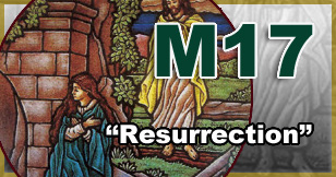 stained glass window medallion M17