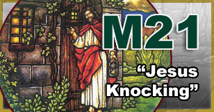 stained glass window medallion M21