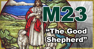 stained glass window medallion M23